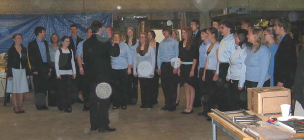 Chicago Woodturners holiday party photo from 2007